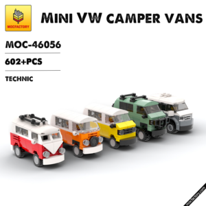 MOC-46056 Mini VW Camper Vans with 602 pieces
